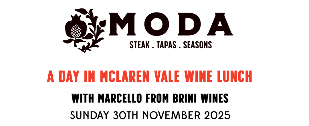 Brini Wines Lunch at Moda Restaurant
