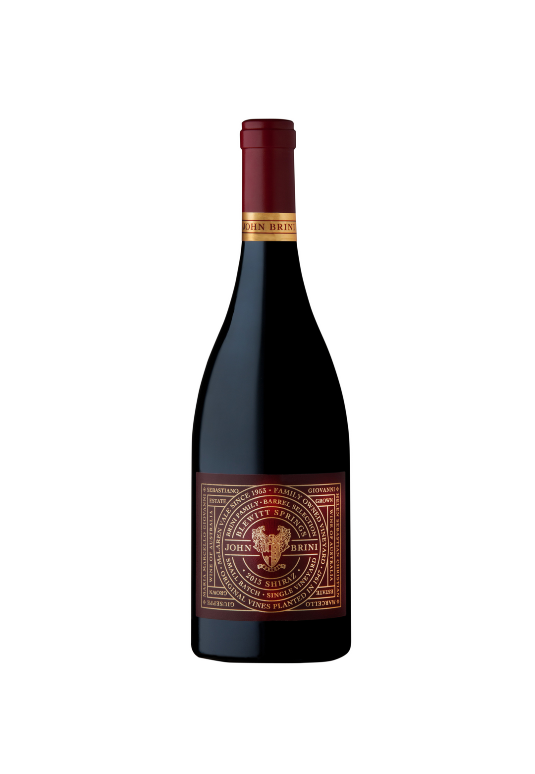 2013 Brini Estate 'John Brini' Reserve Shiraz Single